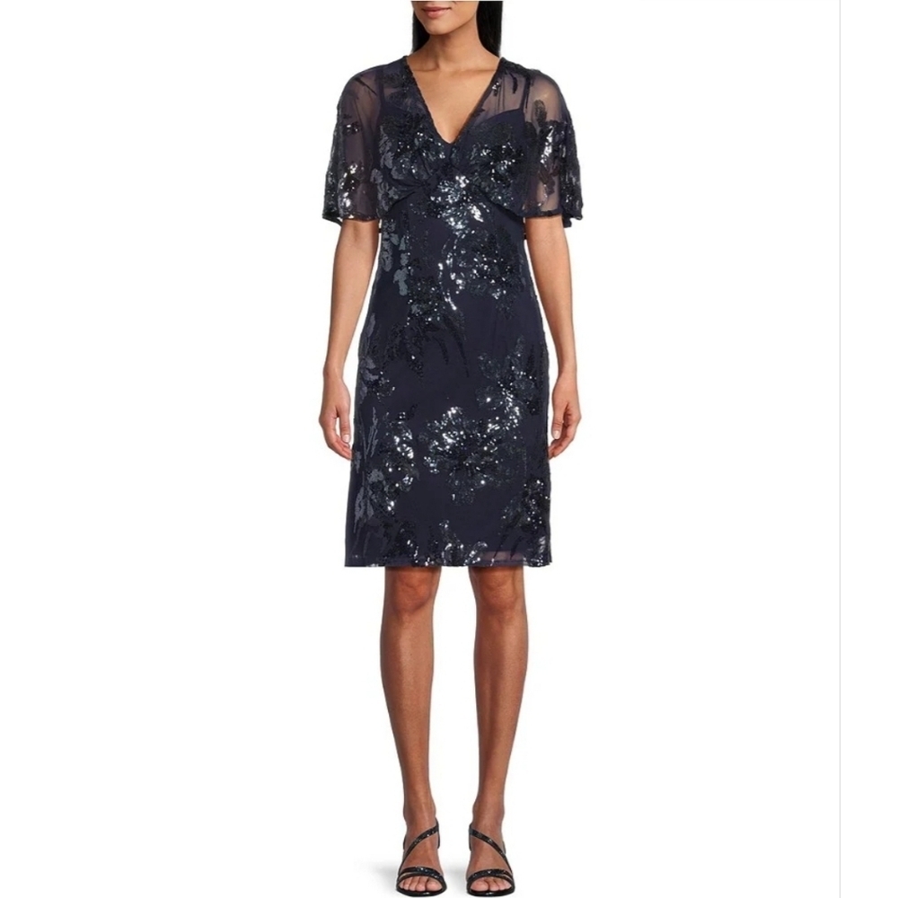 R&M RICHARDS SEQUIN DRESS - Picture 2 of 11